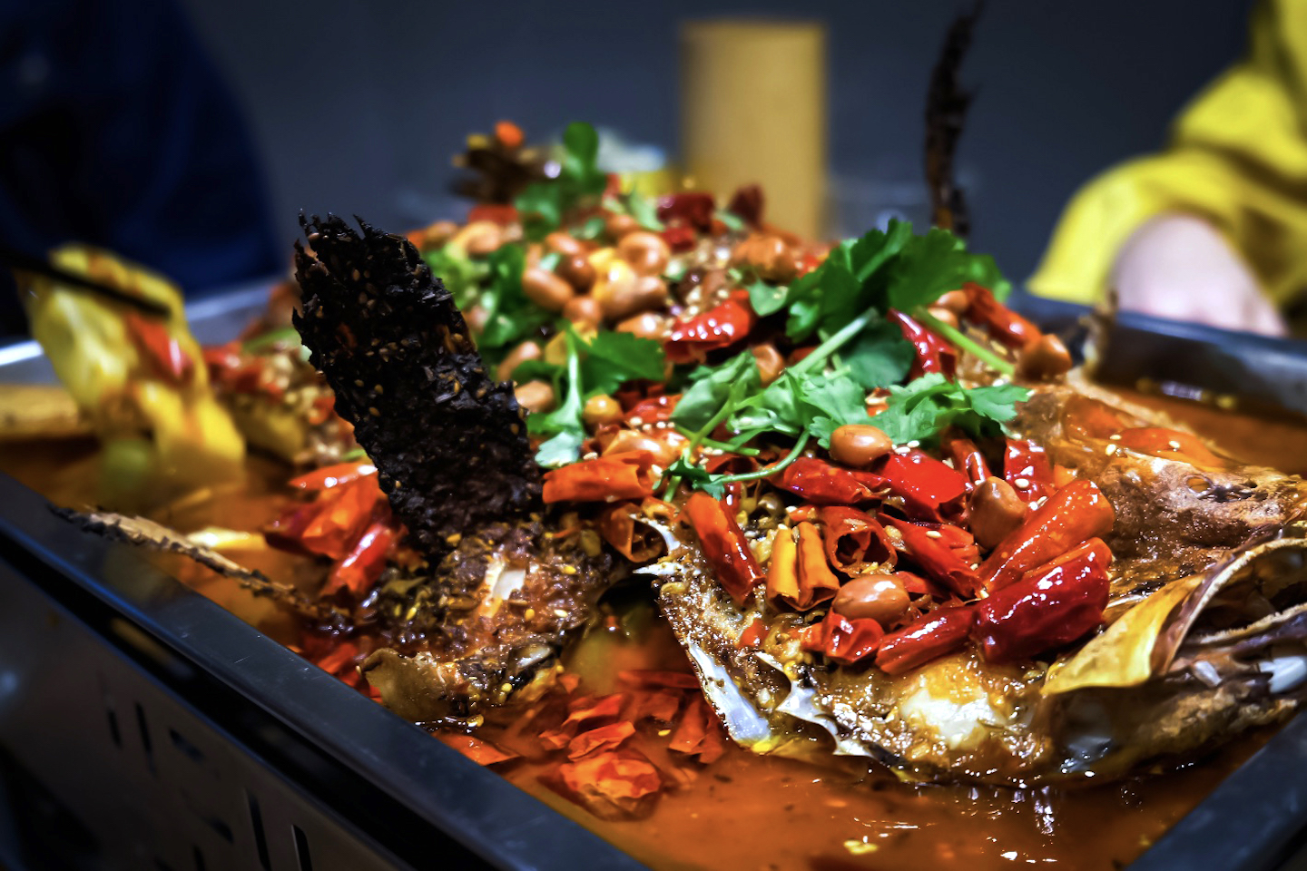 GRILL ROCK FISH WITH SPICY AND CHINESE SPICELi’s China Grill copy